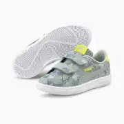NEW Puma Kid Smash V2 Archaeological Quarry Active Adjustable Two Strap Sneaker