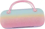 [GAROZATION] Sunglass Organizer Case Cute Glasses Case Hard Shell Folding Eyewear Storage for Travel Small Delicate Purse for Men Women