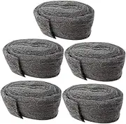 Healeved 5pcs Mesh Against Mice Steel Wool Roll for Garage Door Seal Wall Crack Filler Rats Hole Guard
