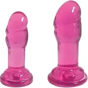 Lynx Ice Dual Dong Plugs - Pink