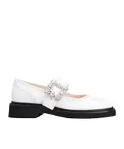 Roger Vivier Viv' Rangers Mary Janes Shoes 39,36.5 white