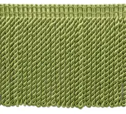 Celadon 6" Bullion Fringe Trim, Decorative Gimp Design Green [5 Yards]