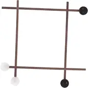 NULYLU 2 Pairs Rubber Head Drumsticks Portable Mallet for Steel Tongue Drum Lightweight Percussion Instrument Accessories Compact Design for Easy Transport Suitable for Beginners and