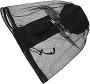 Single Sports Ball Bag with Zipper Pocket Large Mesh Football Storage Bag for Basketball Volleyball Soccer Football for Easy Transport