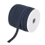 1/4 Inch Double Fold Bias Tape Continuous Bulk Bias Tape Navy blue 25 Yards