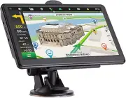 Car Truck GPS Navigation 7 Inch Touch Screen 2024 Maps Spoken Direction FreeShip