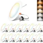 LVWIT LED Recessed Light 6inch, Can Lighting Color Selectable 2700/3000/4000/...