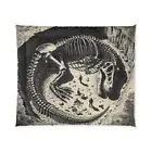 King Size Comforter Retro Dinosaur T Rex Fossils Skull Jurassic Paleontology