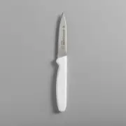 Dexter-Russell Basics 3" White Straight Edge Tapered Point Paring Knife
