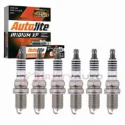 6 pc Autolite Iridium XP Spark Plugs for 2001 Hyundai XG300 Ignition nc