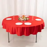 70" Red Premium Scuba Round Tablecloth TABLECLOTH Wedding Table Linens Party