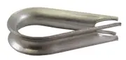 Loos Cableware AN100-C4 Stainless Steel Thimble for 3/32" and 1/8" Diameter W...
