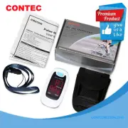 Finger tip Pulse Oximeter Blood Oxygen Spo2 Monitor+ carry case LED 50M CONTEC