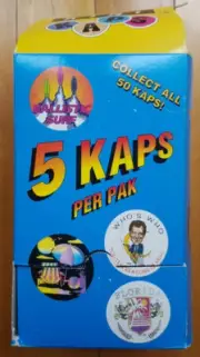Rare Vintage Collectable Kini Kaps Tazos - 46 Packs of 5 - 50 to Collect