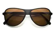 Sunski Foxtrot Sunglasses, Black Frame, Bronze Lens