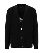 CARDIGAN LOGO BACK S,XL,L,M Black