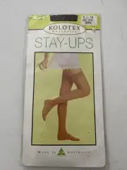 Kolotex Stay-Ups No Suspender Stockings 9.5-10 Grey Mist Normal NEW