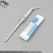 ROUND PATTERN ADJUSTABLE 7 WAYS SCALPEL HANDLE #3+10 STERILE SURGICAL BLADES #11