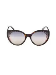 NWT Emilio Pucci 58MM Cat Eye Sunglasses with Case Full Set