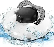 Underwater Automatic Pool Vacuum Cleaner, Fully Automatic Robotic Pool Cleaner Underwater Cleaner with Smart Navigation and Top Load Filter Ideal for Above Ground/Inground Pool 800Ft.