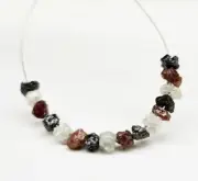 Natural Rough Raw Diamond Beads Multi Colour Raw Uncut Diamond Beads For Jewelry