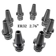 Cat40-er32 Shank (8 pieces 2.76"*8）Collet Chuck CNC Toolholder Milling