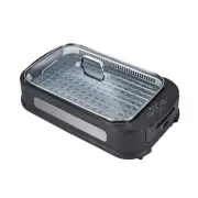 Electric Barbecue Skillet Portable Smokeless Indoor BBQ 1500W