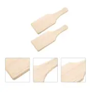 2 Pcs Pottery Carving Tool Wooden Greek Fraternity Paddle Clay Modeling Board