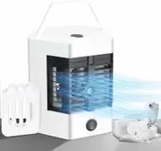 Portable Air Condition Fan Low Noise Mini Air Cooler Fan 3 Mode With 2 Water Tank Humidifier for Home Office