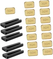 5 Sets of Large Ceiling Fan Leveling Kit with Balance Weights and Plastic Clips