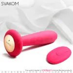 【美國SVAKOM】PRIMO普里莫 男用加溫肛塞無線遙控 前列腺按摩器(玫紅)