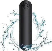 USB Rechargeable for Travel Portable Waterproof Mini Massager for Women(Black)