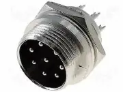 8 PIN PANEL MOUNT CB MICROPHONE CONNECTOR