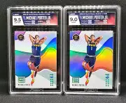 2 Michael Porter Jr. RC 2018-19 RC Lot Status, HGA 9.5, 9.0 Missouri, Nuggets!!