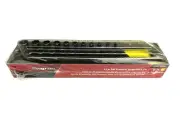 Snap On Tools NEW 22 Piece 1/4" Drive 6-point SAE Socket Hi-Viz Yellow Foam Set