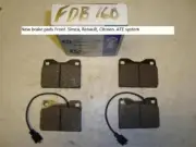 Brake pads Front. Simca, Renault, Citroen. ATE system