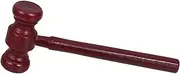 Mipcase Wooden Judge Gavel for Natural Role Play Accessory Mini Hammer for Courtroom Theme Parties Fun Learning Tool for Justice Awareness