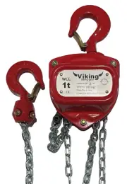 Industrial lifting equipment Chain Block 1t x 3mtr, Block & Tackle