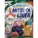 寶藏貓日本代購 ASAHI MITSUYA CIDER 果汁汽水糖 朝日 檸檬 葡萄 水蜜桃 橘子 綜合口味 獨立包裝