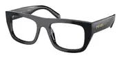 Prada PR A17VF Asian Fit 16K1O1 Men's Glasses Black Size 53 - Private Health Rebate - Blue Light Block Available