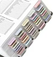 Bible Tads Minimal Morandi Pack Of 75 Laminated For Woman And Men Bible Labels