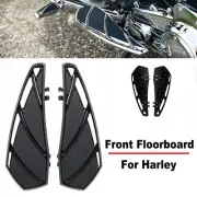 Front Footboards Floorboards For Harley FLD Dyna FL Softail Touring Road Glide