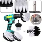 Drill Clean Brush Set 1/4'' Power Attachment Grout Tile Cleaner Scrub Home Car