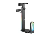 Activiva RGB Ultra-Wide Adjustable Wall & Under-Desk Gaming PC Mount Steel Black