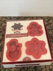 Williams Sonoma Jack Frost & Friends Ice Cream Sandwich Molds Set of 3 New.