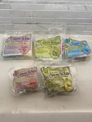 1992 SNOW WHITE & SEVEN DWARFS McDonald's Happy Meal Set Of 5