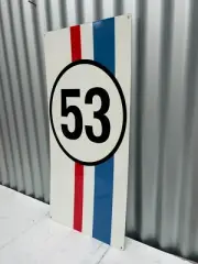 HERBIE 53 THE LOVE BUG LARGE METAL SIGN