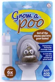 Grow A Poo - Just Add Water 600% Larger! Emoji Poop Turd Crap Gag Joke Toy Gift