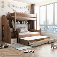 在飛比找樂天市場購物網優惠-上下鋪雙層 床 兩層上下床 實木 兒童床 男孩高低床 子母床