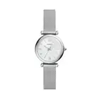Fossil Women's Carlie Mini Quartz Stainless Steel Mesh Three-Hand Watch, Colo...